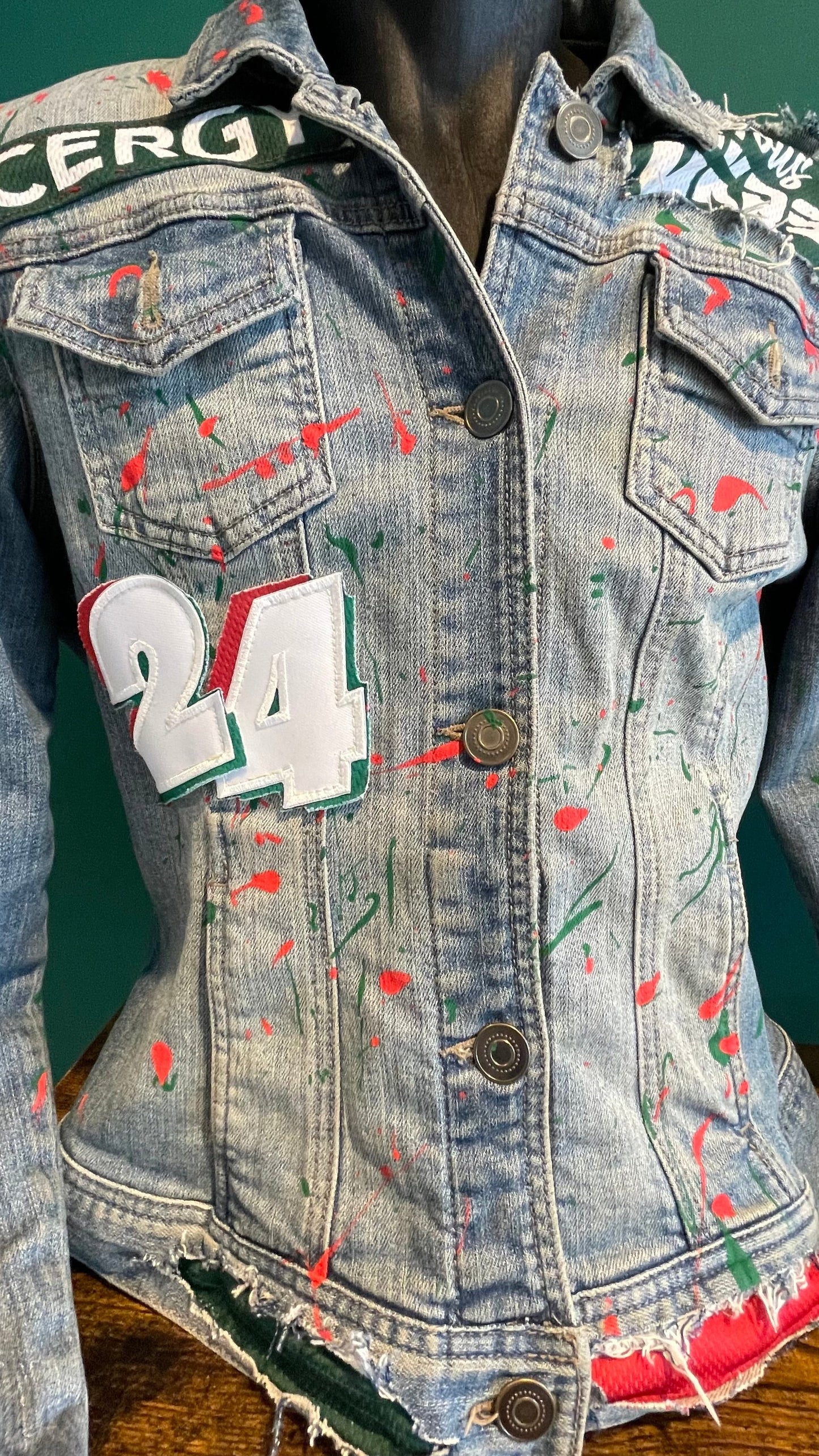 Veste en Jean Customisée